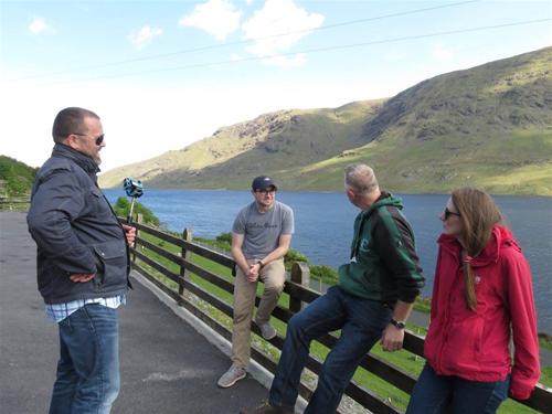 Discovery VR film crew in Galway