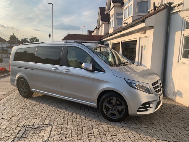 Mercedes v250 private tour vehicle