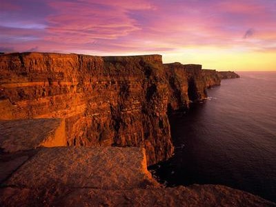 Cliffs of Moher sunset